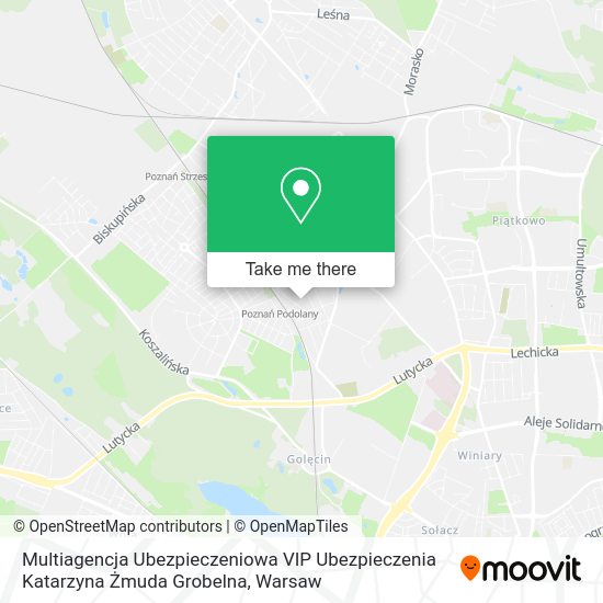 Multiagencja Ubezpieczeniowa VIP Ubezpieczenia Katarzyna Żmuda Grobelna map