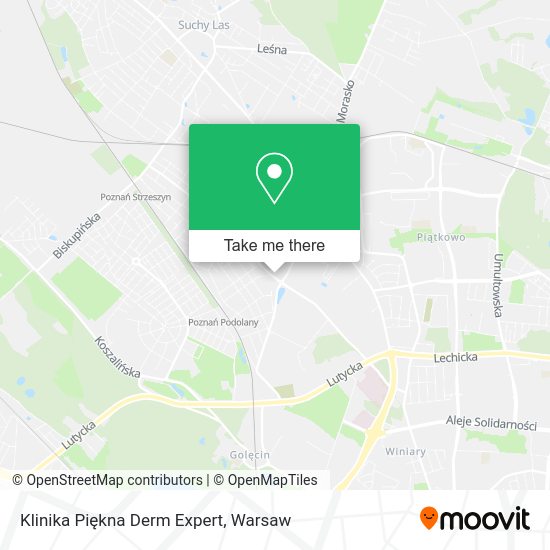 Klinika Piękna Derm Expert map