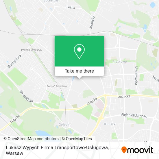 Łukasz Wypych Firma Transportowo-Usługowa map