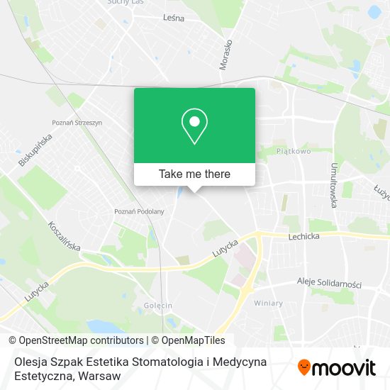 Olesja Szpak Estetika Stomatologia i Medycyna Estetyczna map