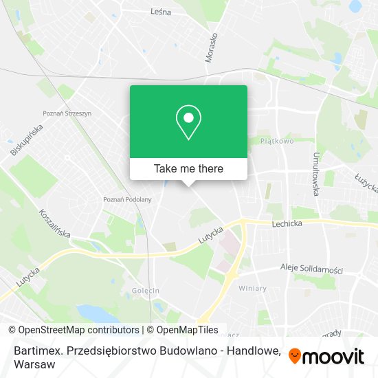 Bartimex. Przedsiębiorstwo Budowlano - Handlowe map