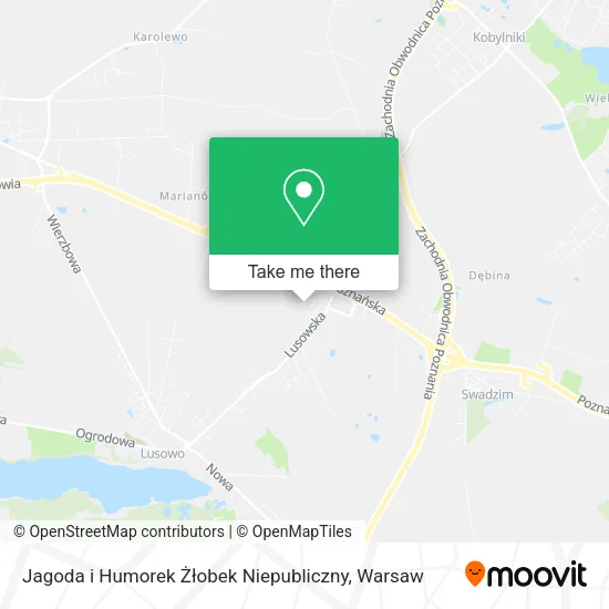 Карта Jagoda i Humorek Żłobek Niepubliczny