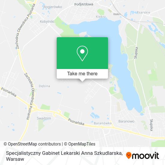 Specjalistyczny Gabinet Lekarski Anna Szkudlarska map