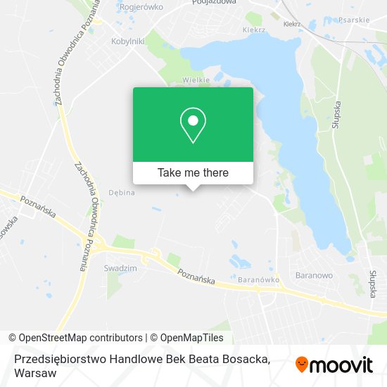 Przedsiębiorstwo Handlowe Bek Beata Bosacka map