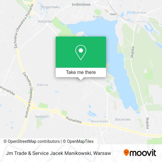 Jm Trade & Service Jacek Manikowski map