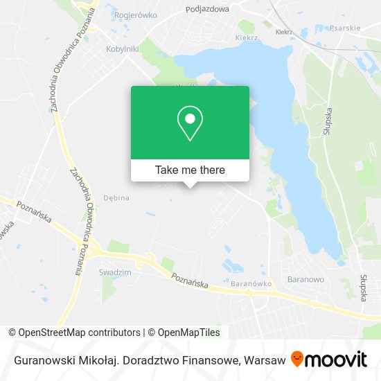 Guranowski Mikołaj. Doradztwo Finansowe map