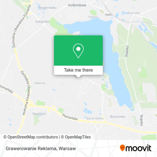 Grawerowanie Reklama map