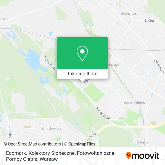 Ecomark. Kolektory Słoneczne, Fotowoltaniczne, Pompy Ciepła map