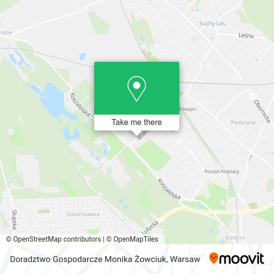 Doradztwo Gospodarcze Monika Żowciuk map