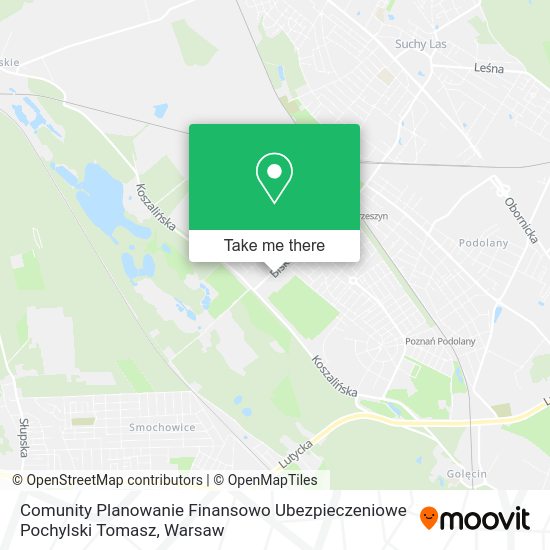 Comunity Planowanie Finansowo Ubezpieczeniowe Pochylski Tomasz map