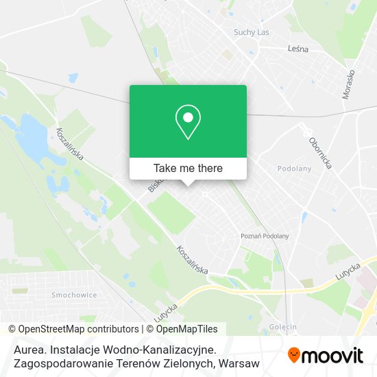 Aurea. Instalacje Wodno-Kanalizacyjne. Zagospodarowanie Terenów Zielonych map