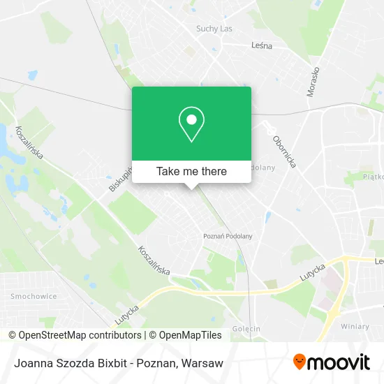 Карта Joanna Szozda Bixbit - Poznan