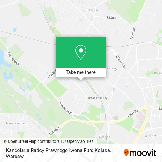 Kancelaria Radcy Prawnego Iwona Furs Kolasa map