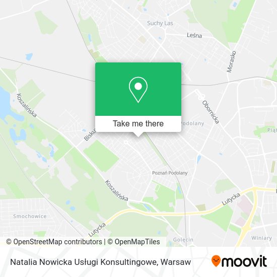 Natalia Nowicka Usługi Konsultingowe map