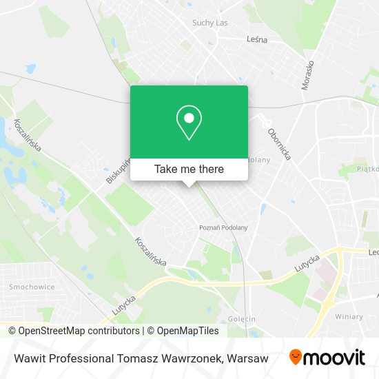 Wawit Professional Tomasz Wawrzonek map