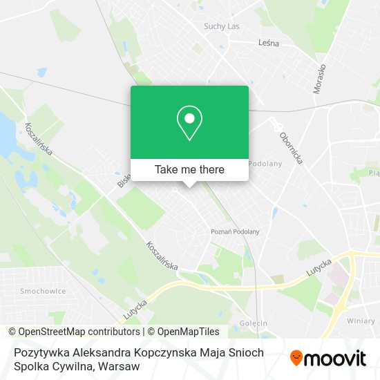 Pozytywka Aleksandra Kopczynska Maja Snioch Spolka Cywilna map