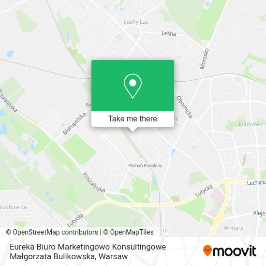 Eureka Biuro Marketingowo Konsultingowe Małgorzata Bulikowska map