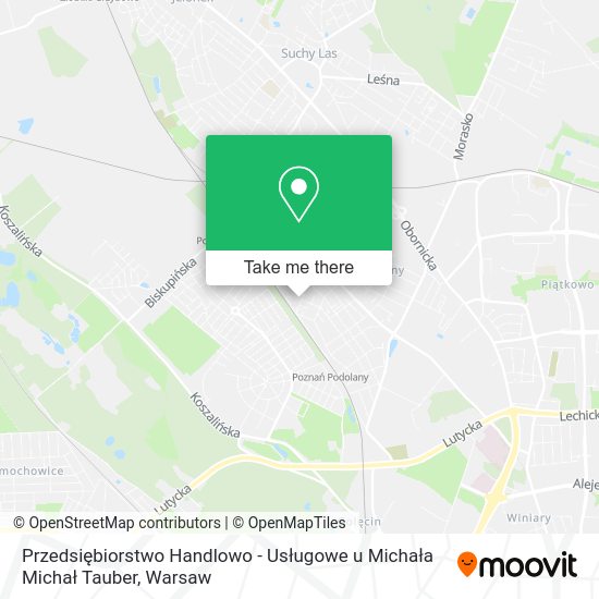 Przedsiębiorstwo Handlowo - Usługowe u Michała Michał Tauber map