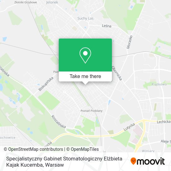 Specjalistyczny Gabinet Stomatologiczny Elżbieta Kajak Kucemba map