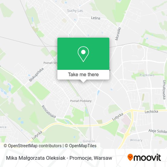 Mika Małgorzata Oleksiak - Promocje map