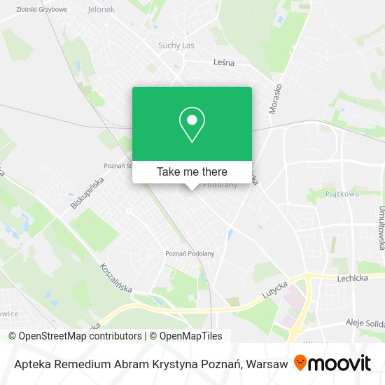 Apteka Remedium Abram Krystyna Poznań map