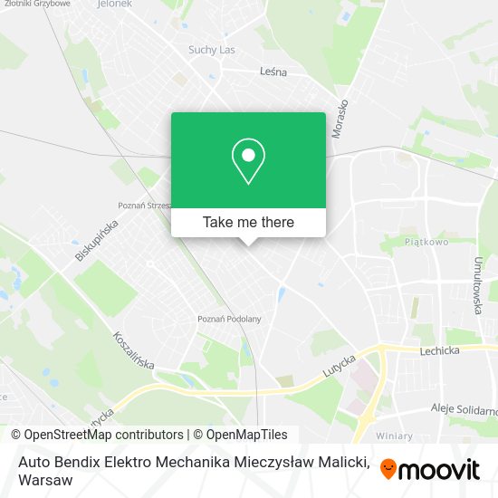 Auto Bendix Elektro Mechanika Mieczysław Malicki map