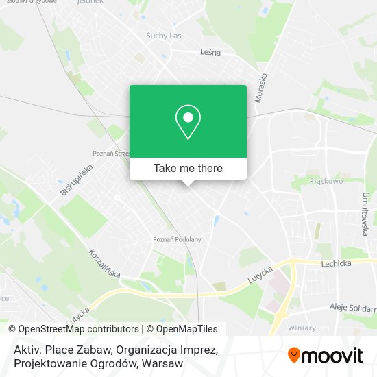 Карта Aktiv. Place Zabaw, Organizacja Imprez, Projektowanie Ogrodów