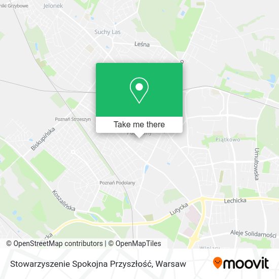 Stowarzyszenie Spokojna Przyszłość map