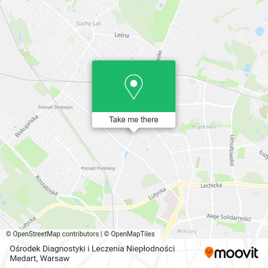 Ośrodek Diagnostyki i Leczenia Niepłodności Medart map