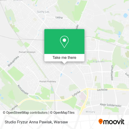 Карта Studio Fryzur Anna Pawlak