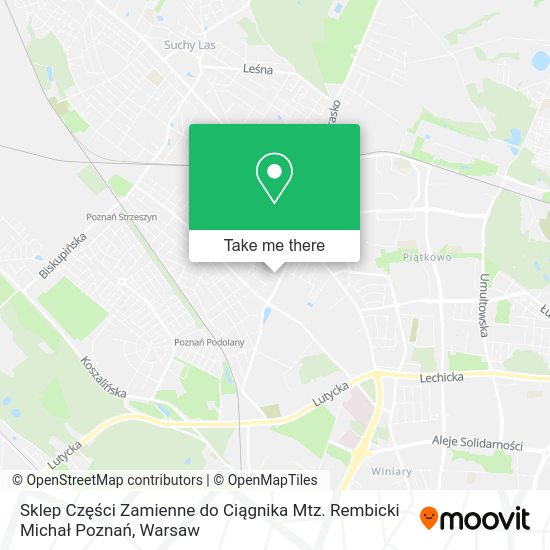 Sklep Części Zamienne do Ciągnika Mtz. Rembicki Michał Poznań map