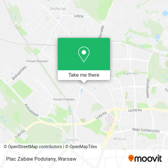 Карта Plac Zabaw Podolany