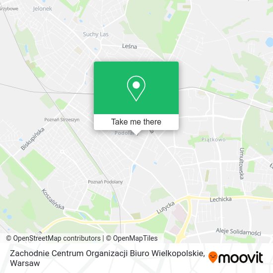 Zachodnie Centrum Organizacji Biuro Wielkopolskie map