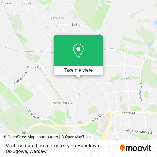 Vestimentum Firma Produkcyjno-Handlowo-Usługowa map