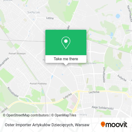 Oster Importer Artykułów Dziecięcych map