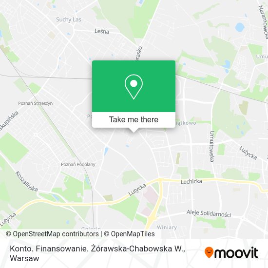 Konto. Finansowanie. Żórawska-Chabowska W. map