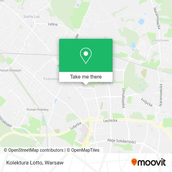 Kolektura Lotto map