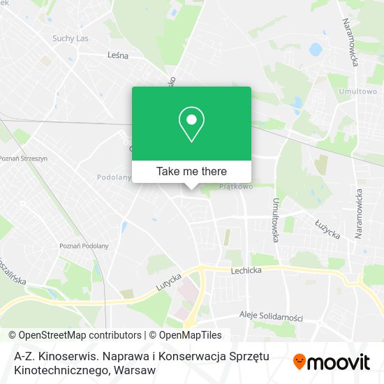 A-Z. Kinoserwis. Naprawa i Konserwacja Sprzętu Kinotechnicznego map