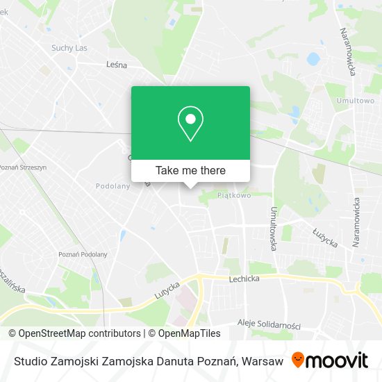 Studio Zamojski Zamojska Danuta Poznań map