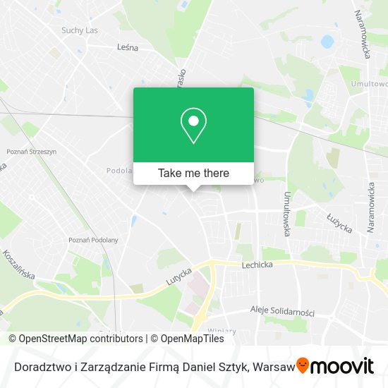 Doradztwo i Zarządzanie Firmą Daniel Sztyk map