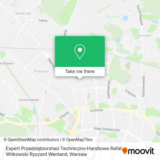 Expert Przedsiębiorstwo Techniczno-Handlowe Rafał Witkowski Ryszard Wenland map