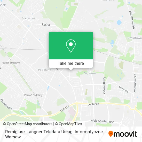 Карта Remigiusz Langner Teledata Usługi Informatyczne