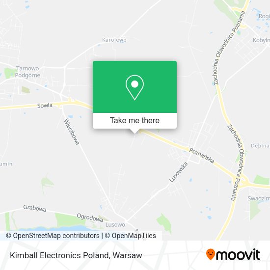 Kimball Electronics Poland map