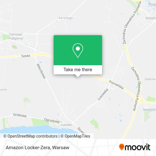 Amazon Locker-Zera map