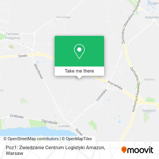 Poz1: Zwiedzanie Centrum Logistyki Amazon map