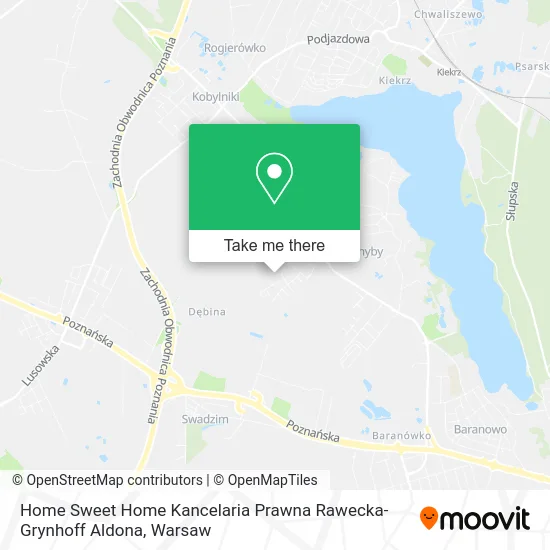 Home Sweet Home Kancelaria Prawna Rawecka-Grynhoff Aldona map