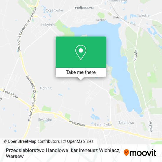 Przedsiębiorstwo Handlowe Ikar Ireneusz Wichłacz map