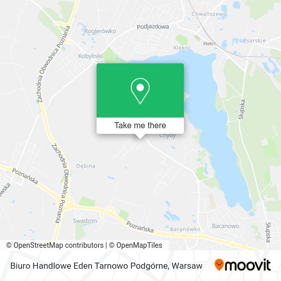 Biuro Handlowe Eden Tarnowo Podgórne map