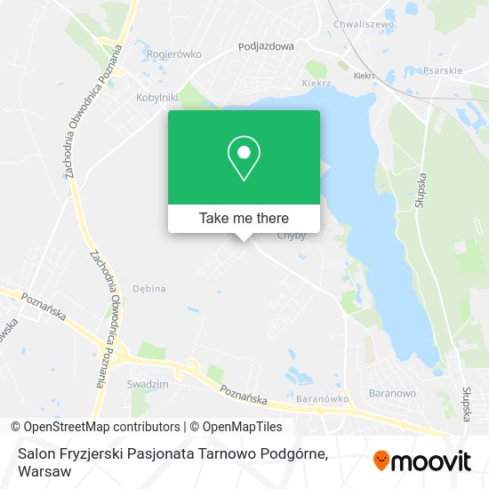 Salon Fryzjerski Pasjonata Tarnowo Podgórne map