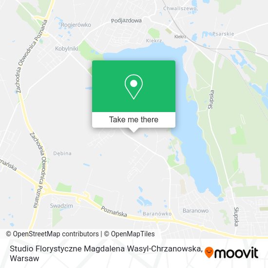 Studio Florystyczne Magdalena Wasyl-Chrzanowska map